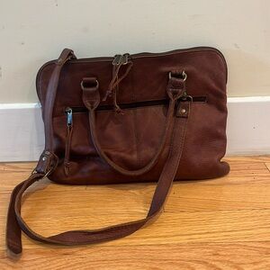 Duluth Trading Co. leather laptop/work briefcase.